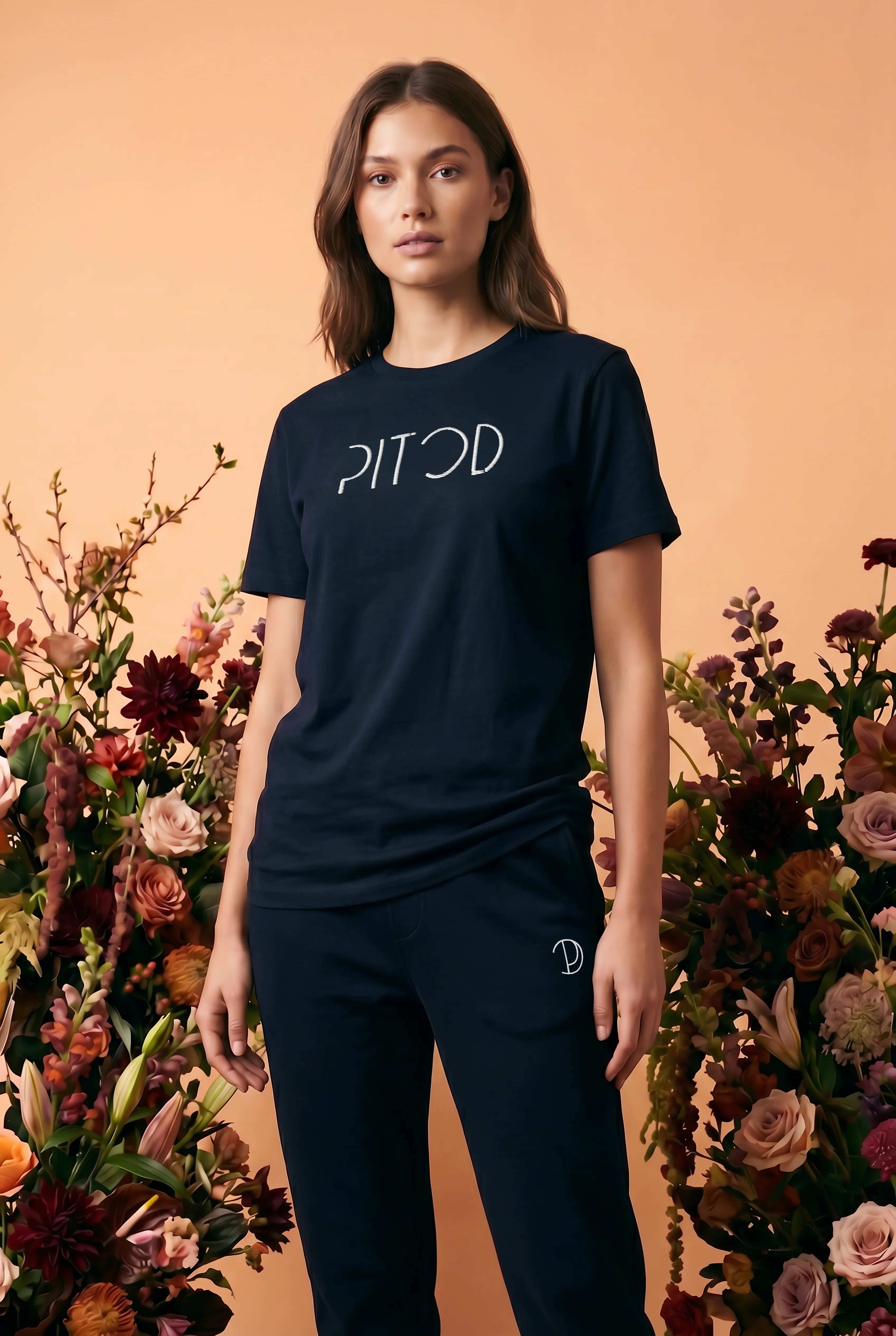 Geborduurd Pitod T-shirt