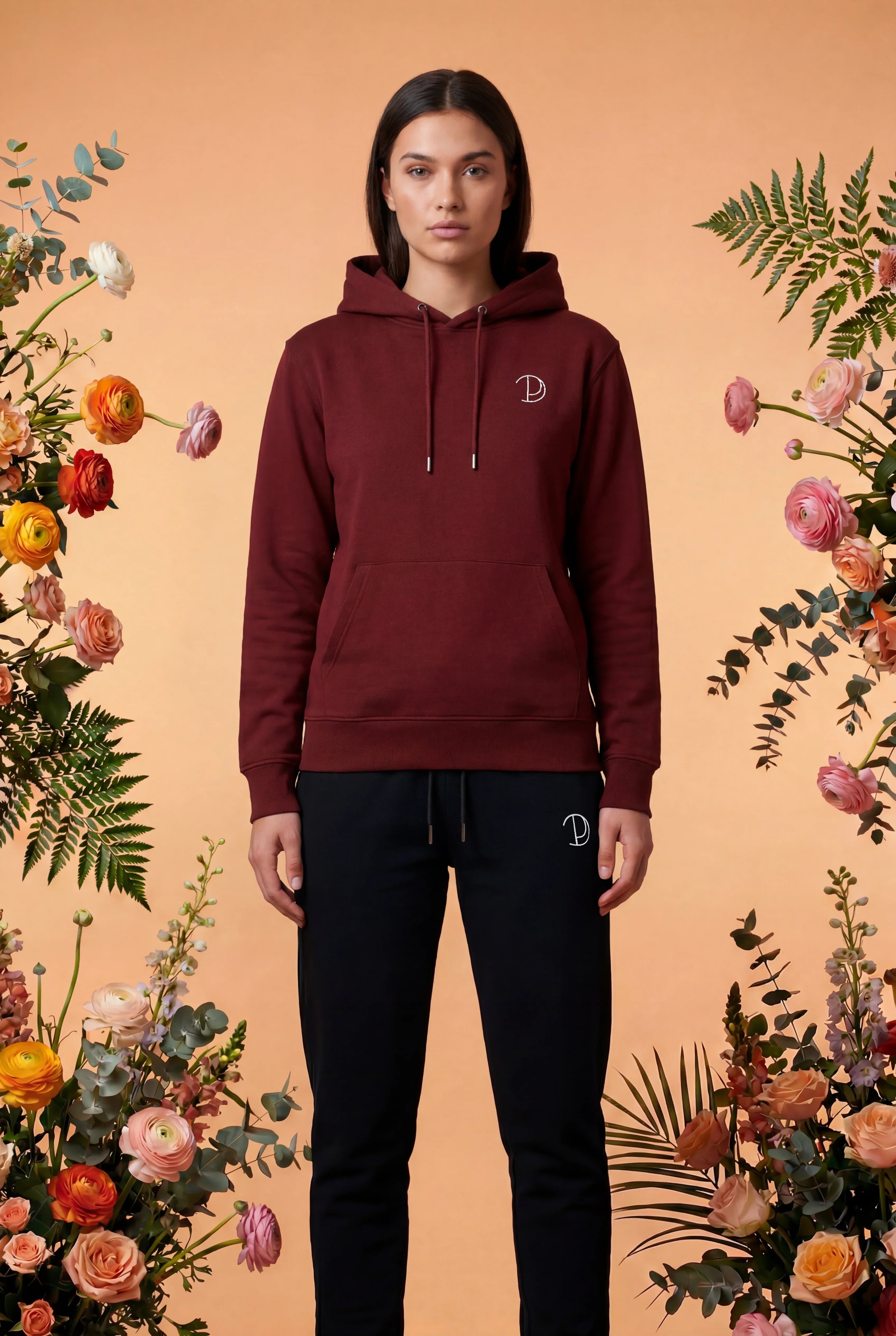 Embroidered P Hoodie