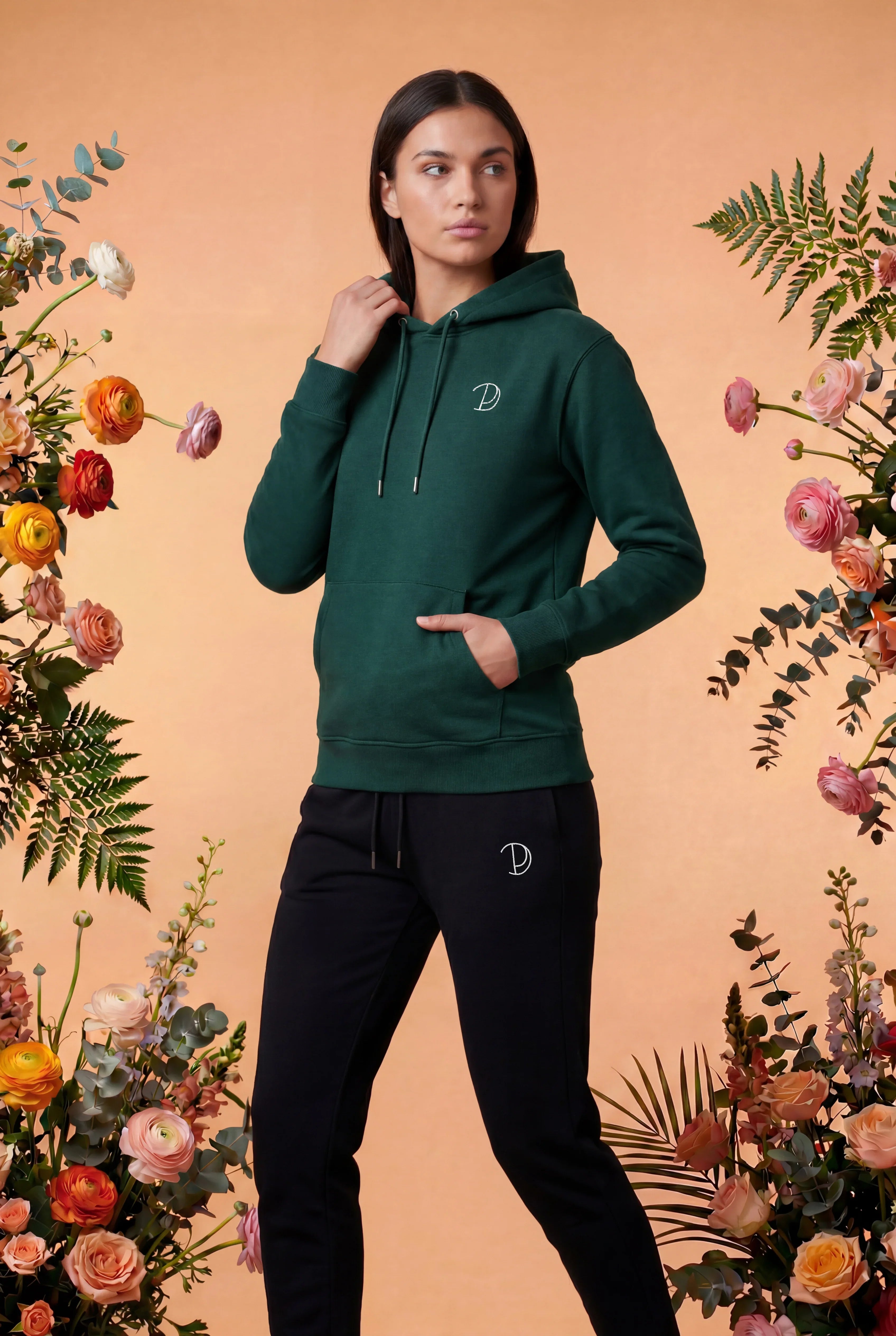 Embroidered P Hoodie