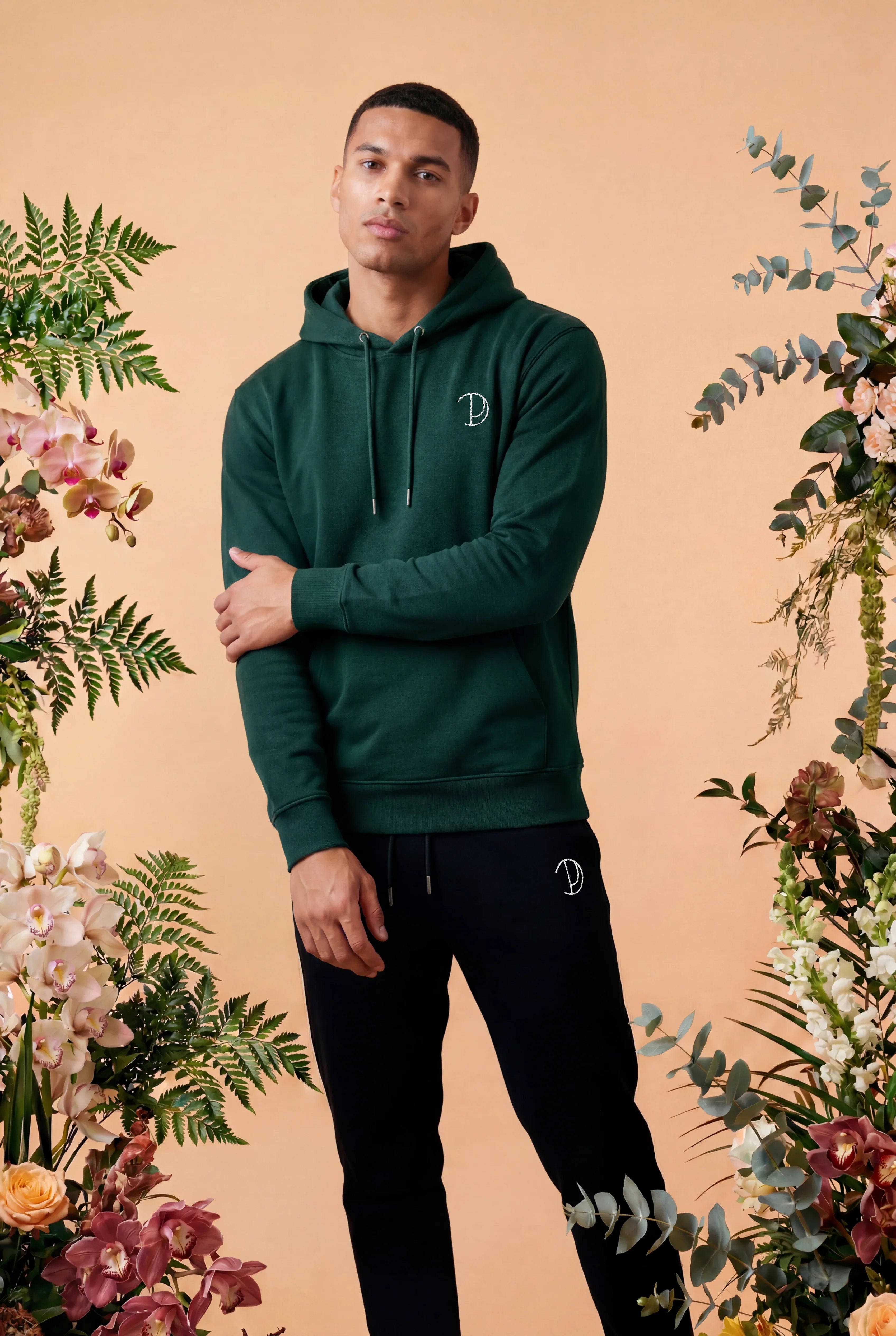 Embroidered P Hoodie