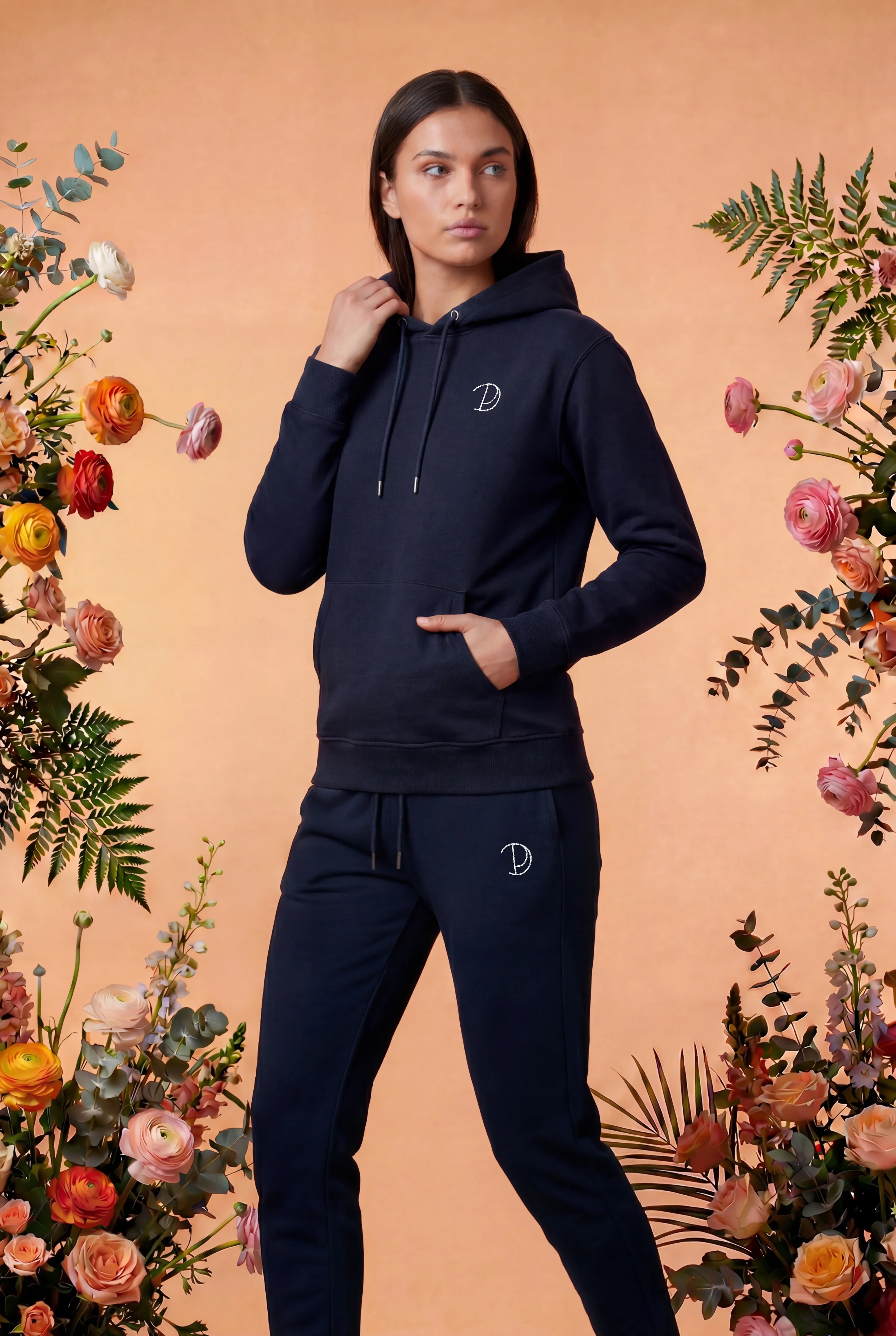 Embroidered P Hoodie
