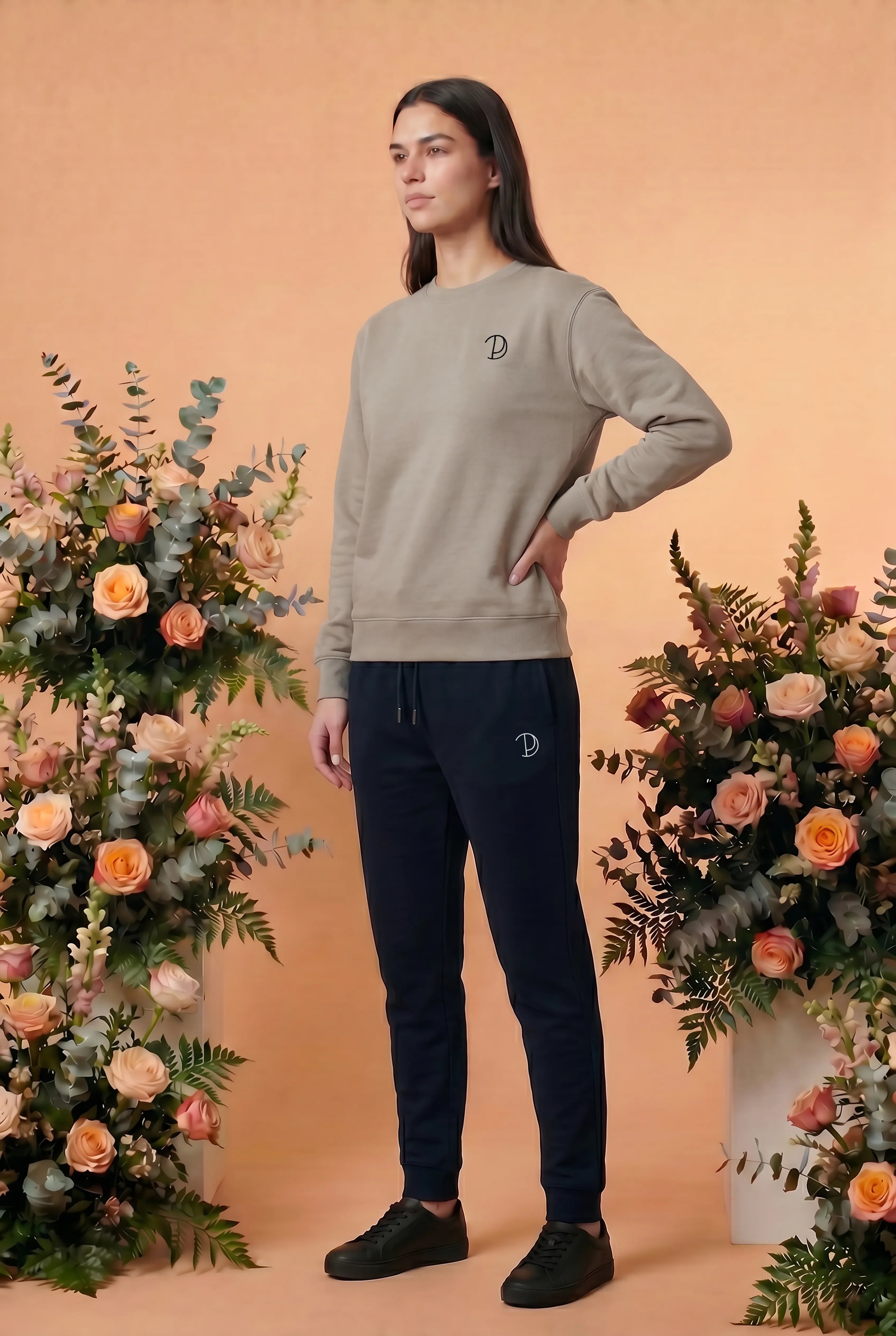 Embroidered P Sweatshirt