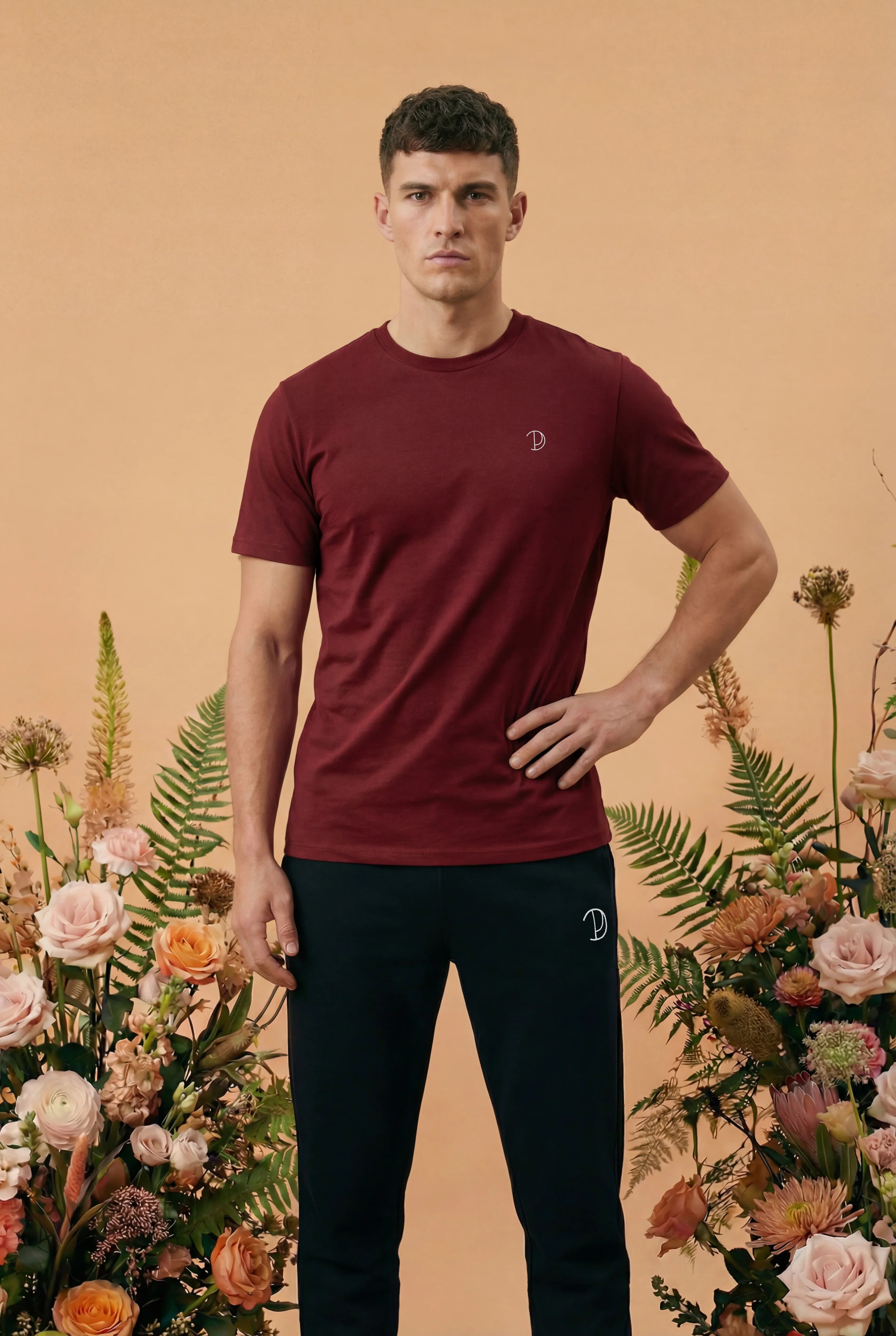 Embroidered P T-Shirt