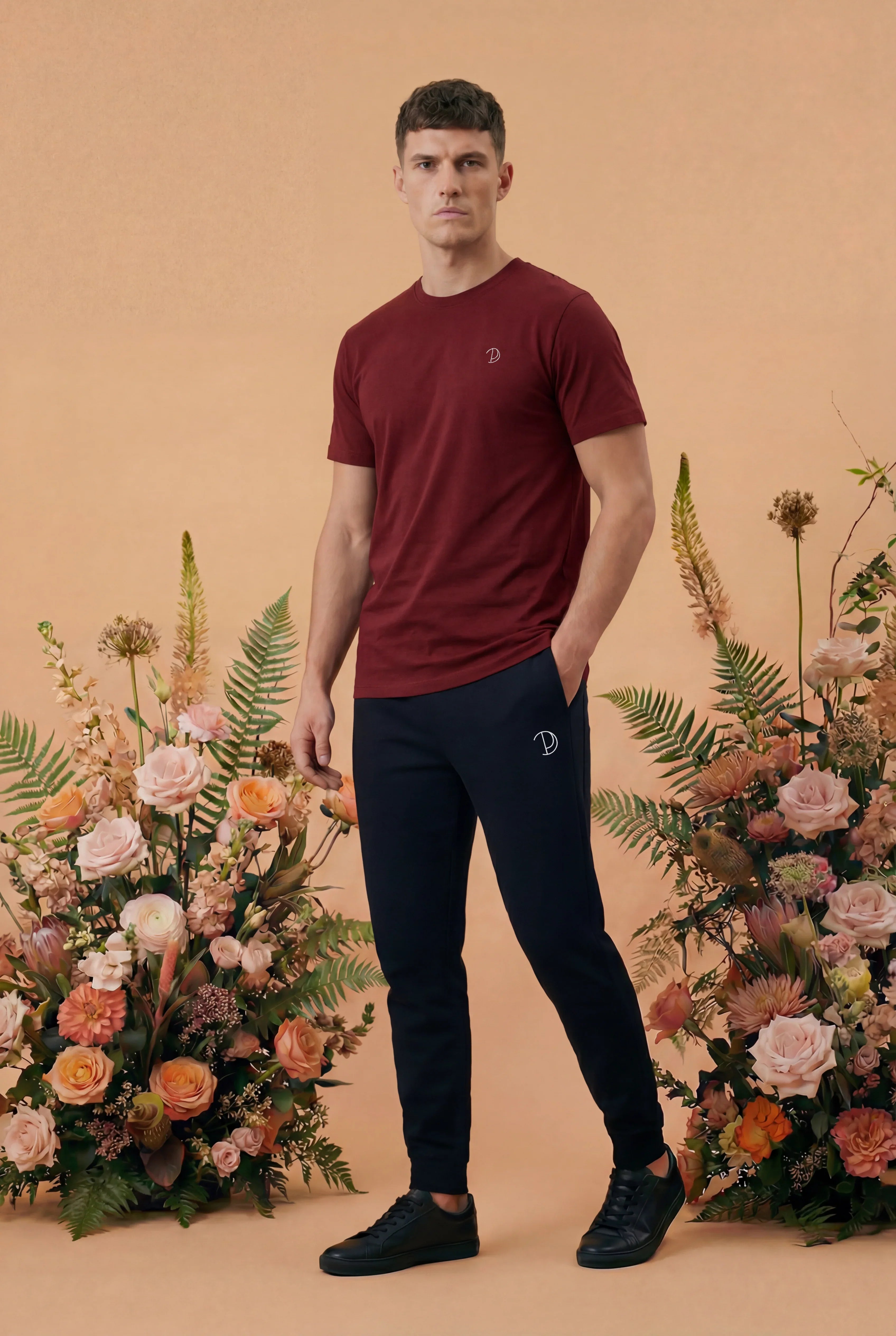 Embroidered P T-Shirt