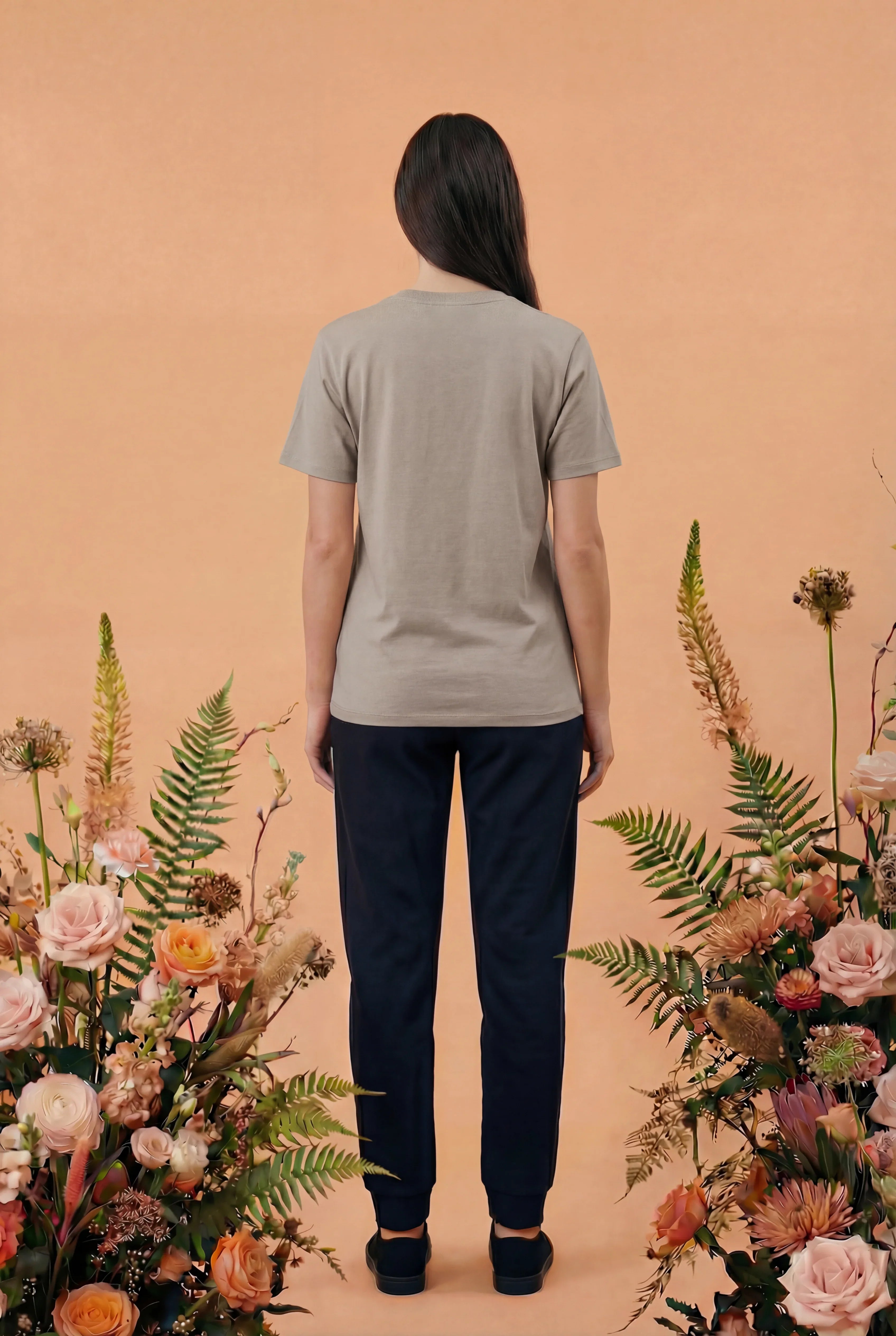 Broderet P-T-shirt