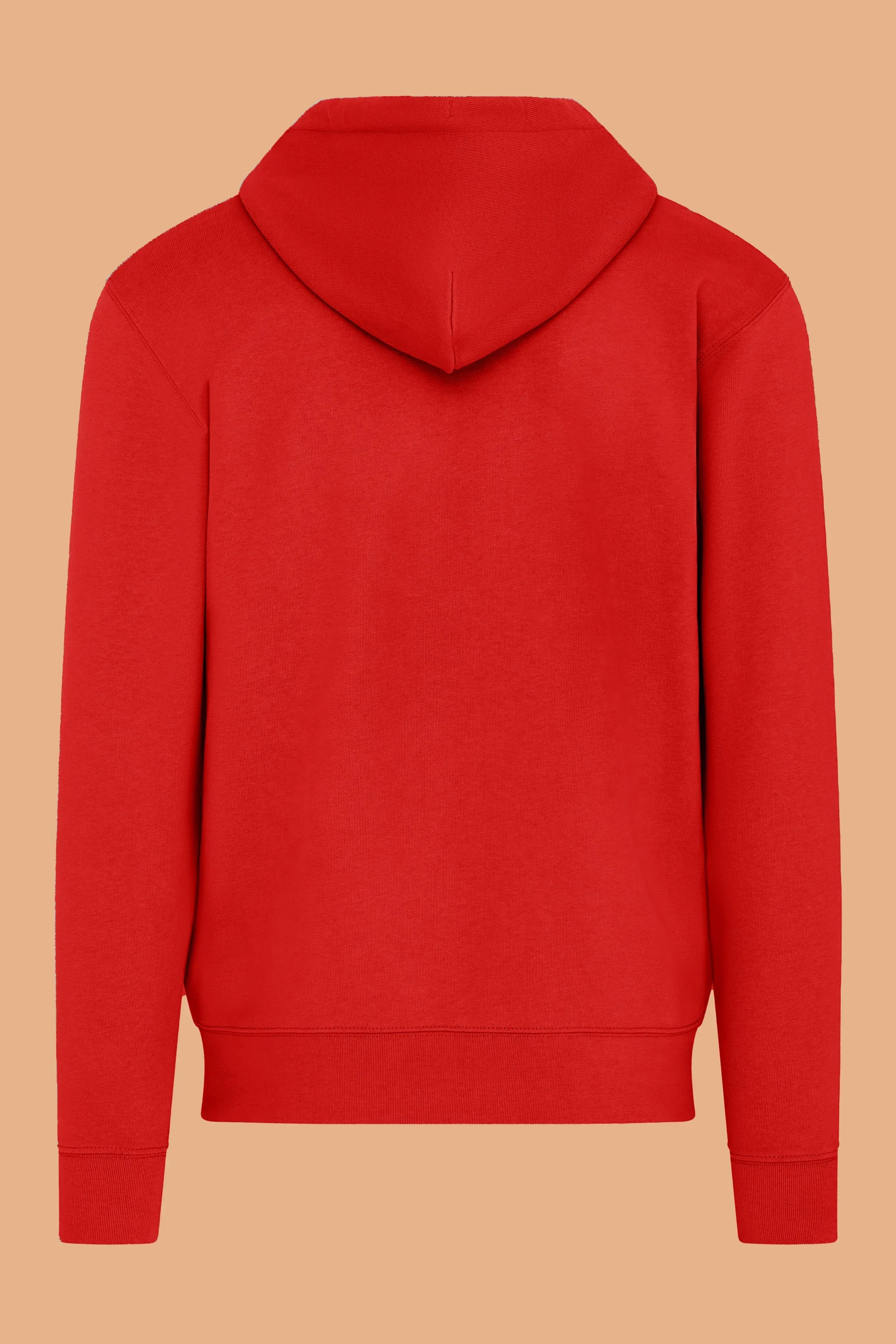 Embroidered P Zip-Up Hoodie