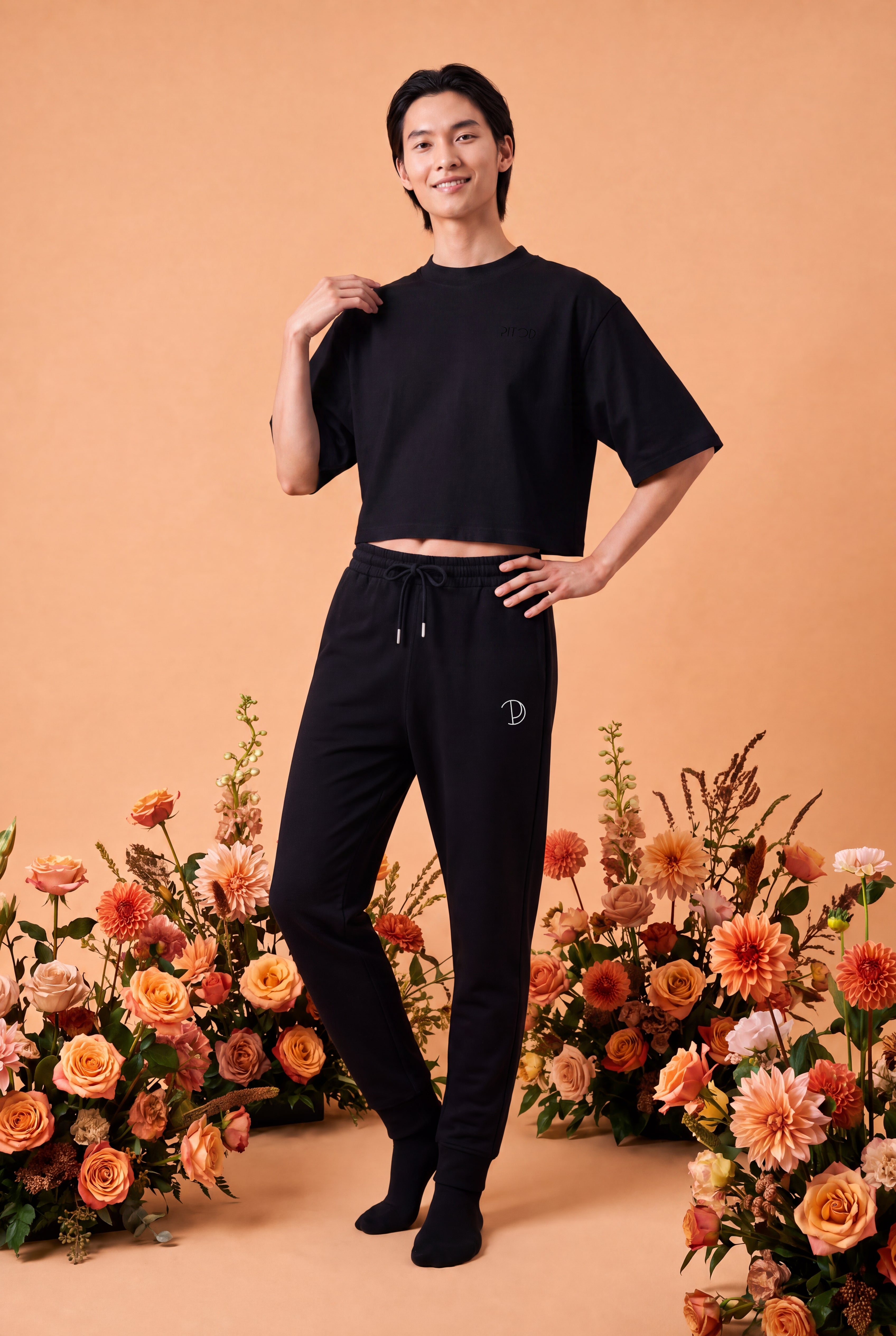 Embroidered Pitod Crop Top