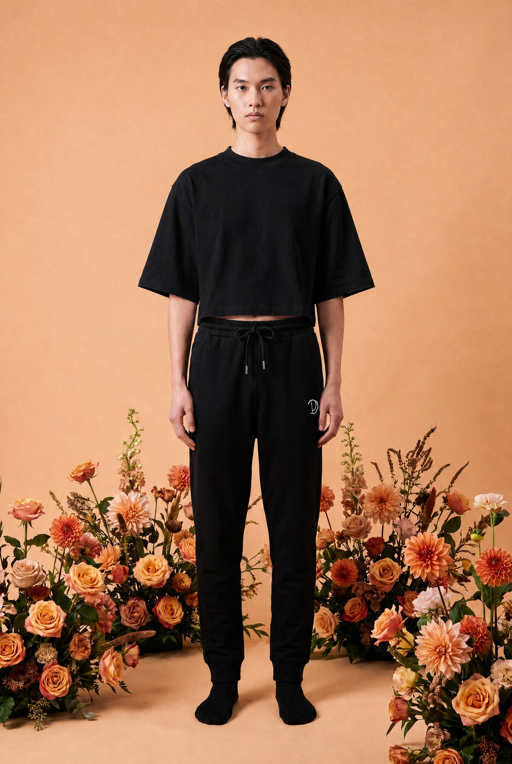 Embroidered Pitod Crop Top