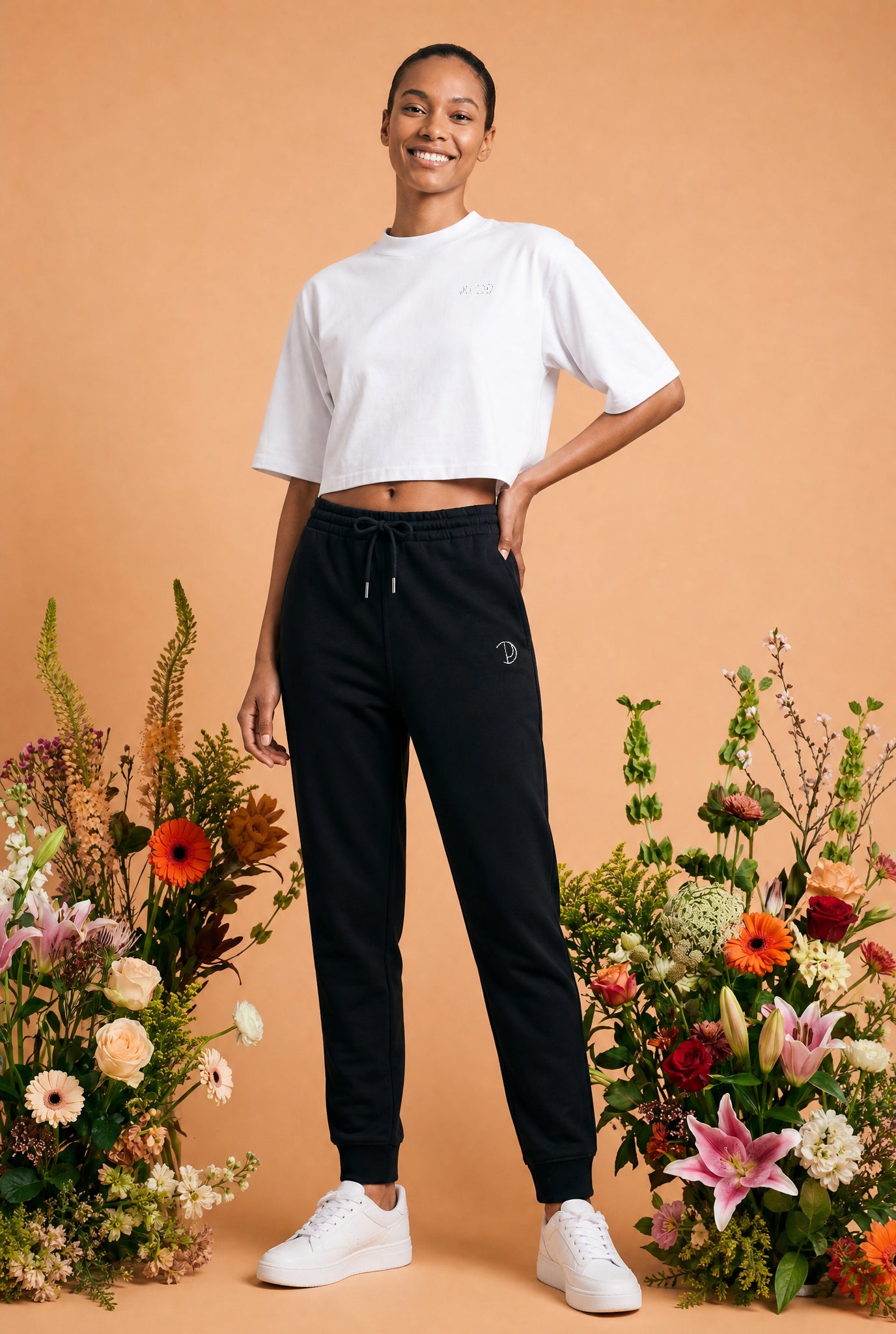 Embroidered Pitod Crop Top
