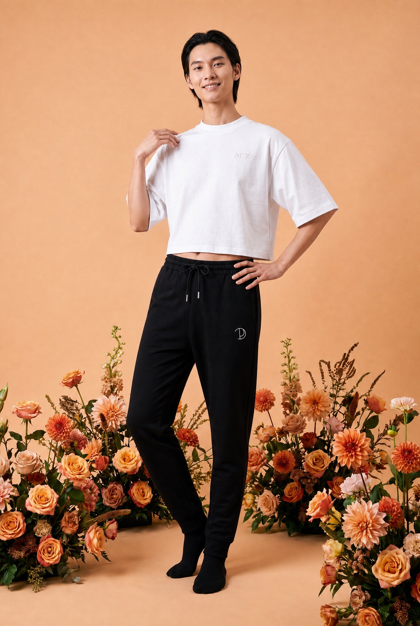 Embroidered Pitod Crop Top