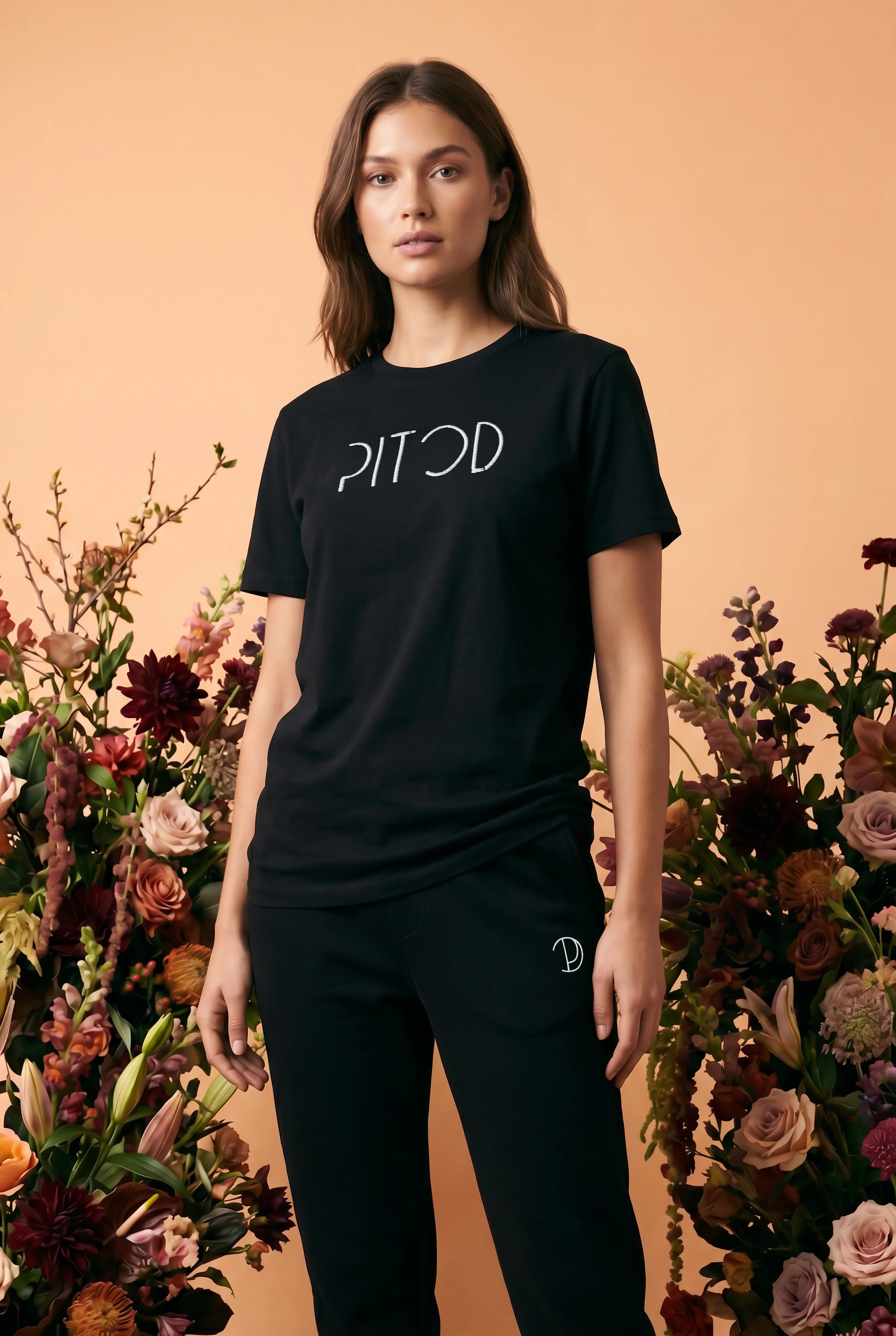 Geborduurd Pitod T-shirt