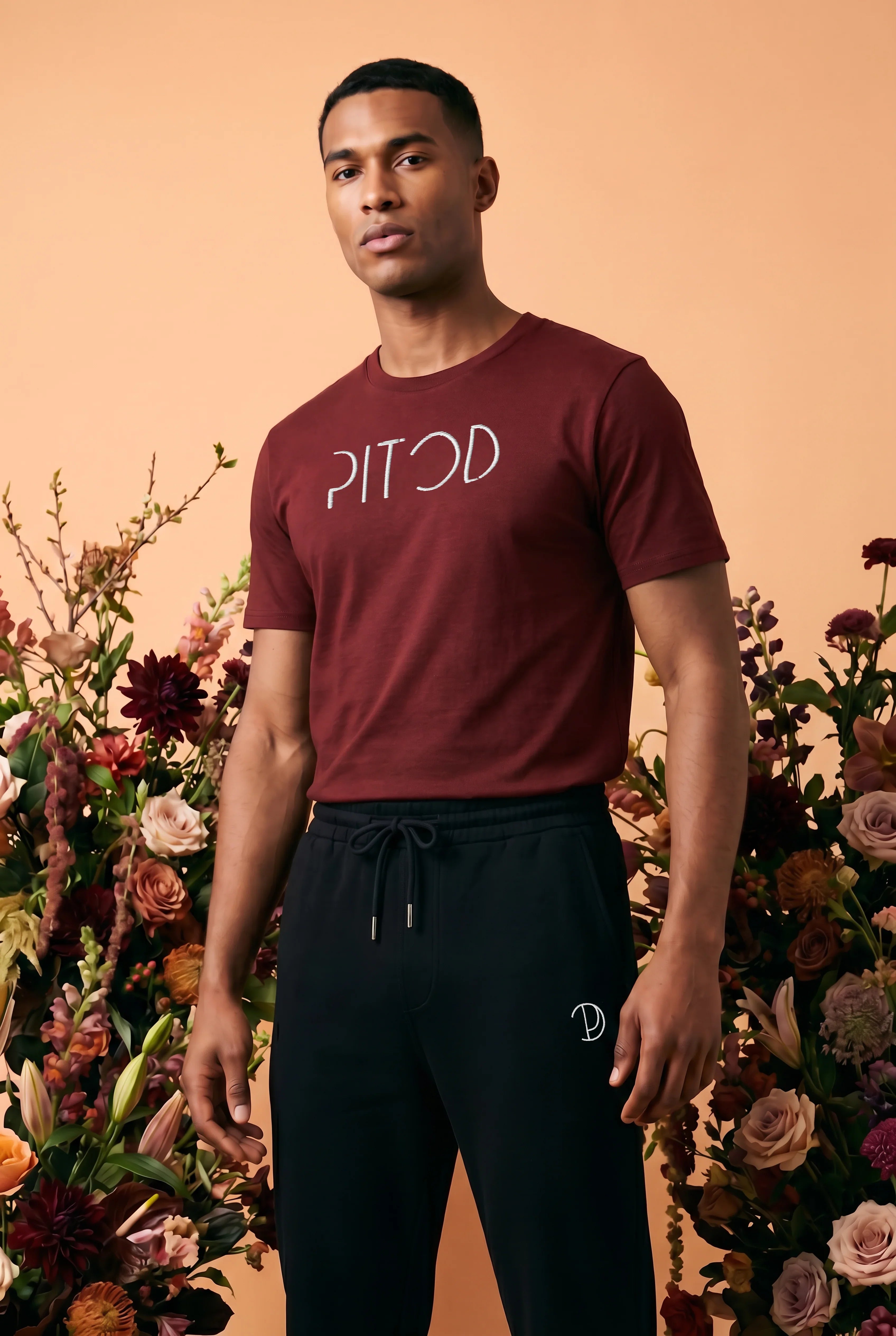 Brodert Pitod T-skjorte