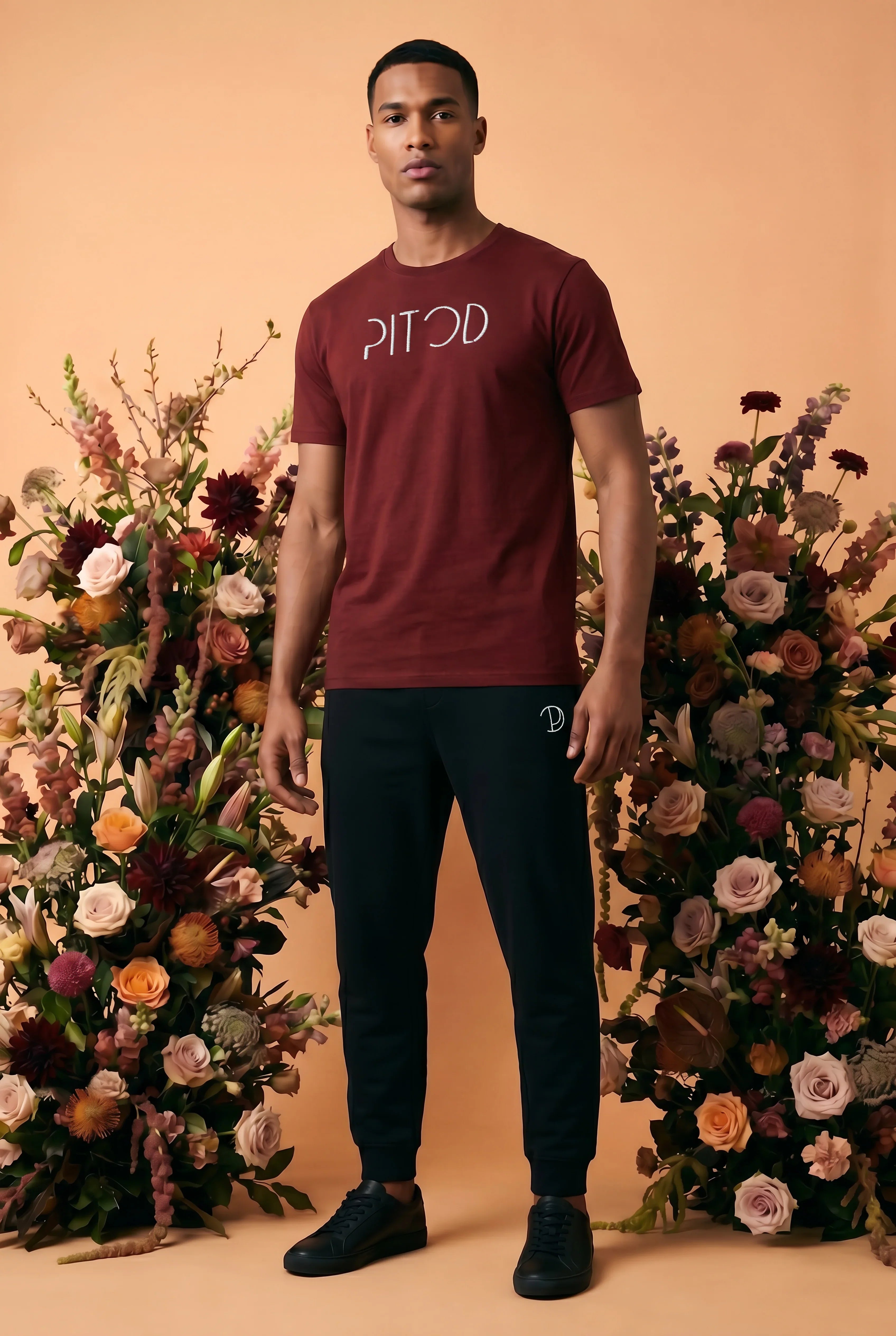 Brodert Pitod T-skjorte