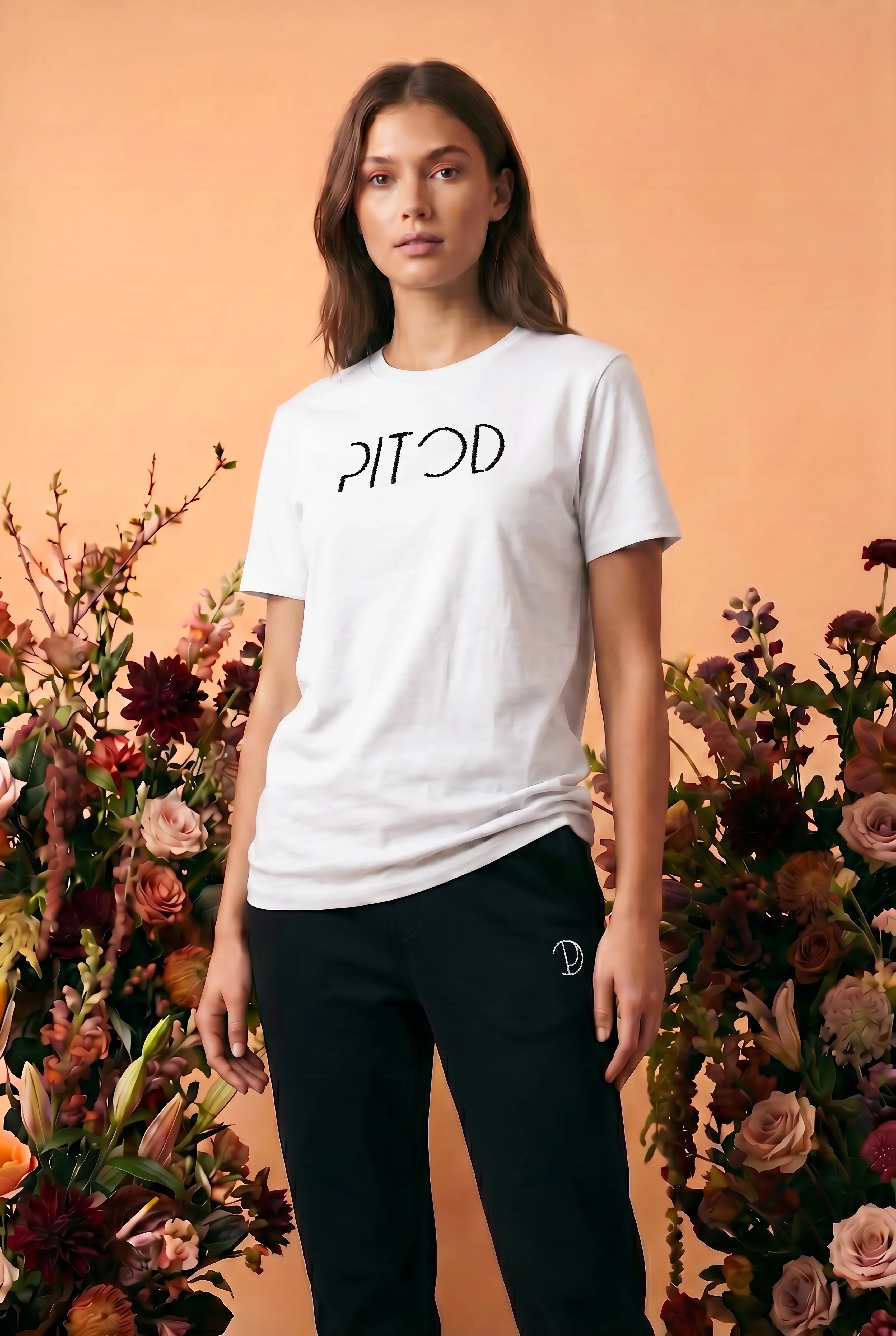Geborduurd Pitod T-shirt