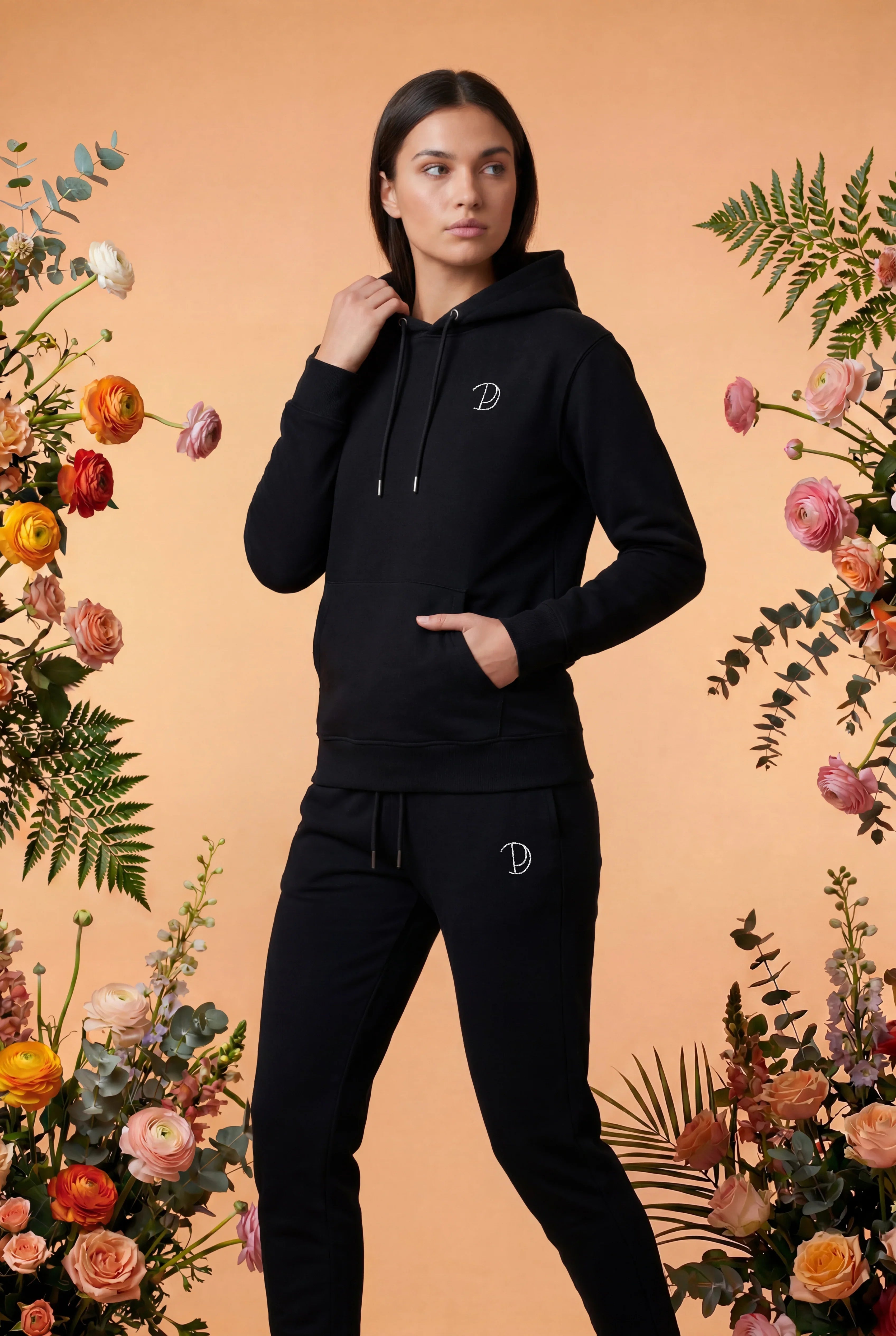 Embroidered P Hoodie