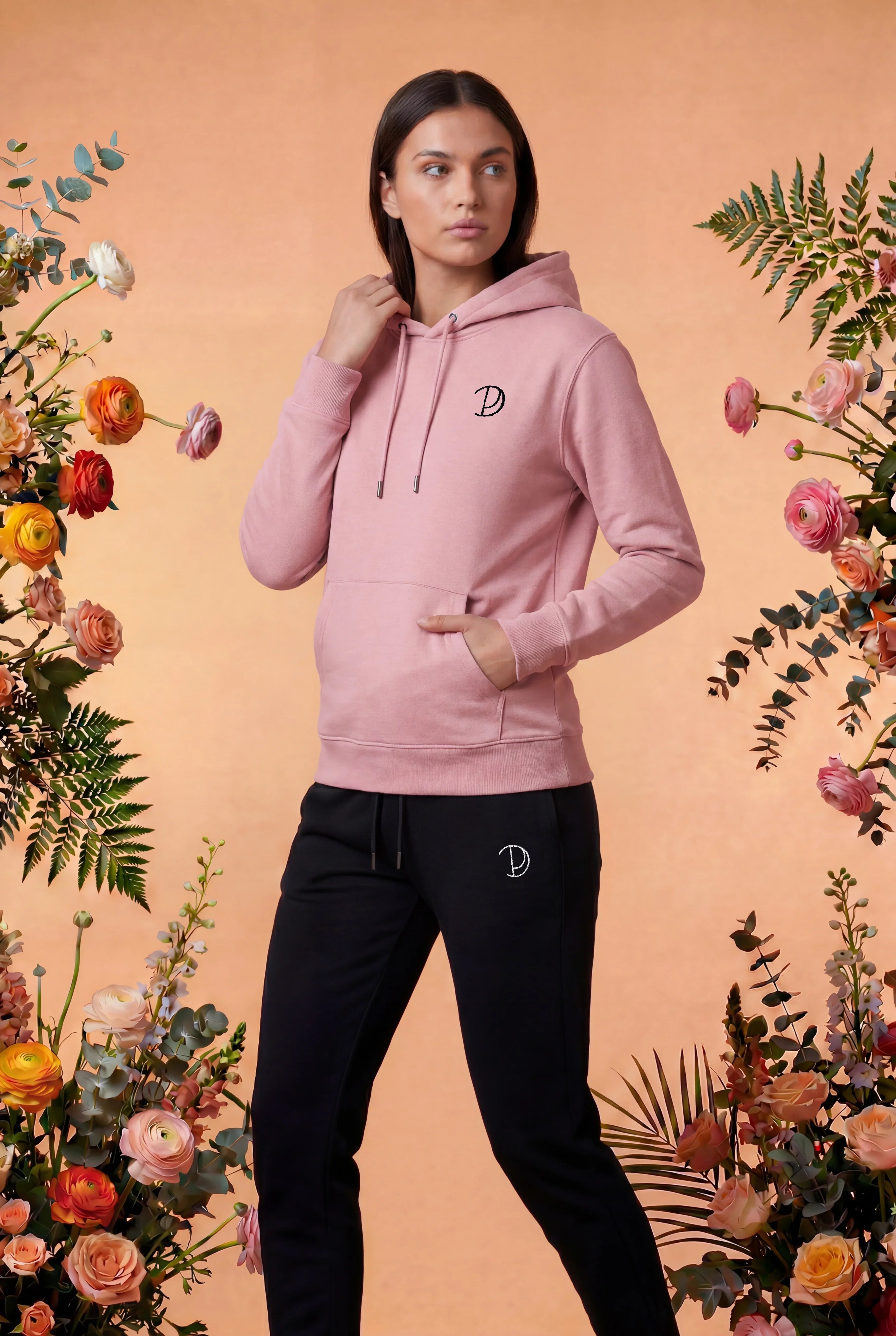 Embroidered P Hoodie