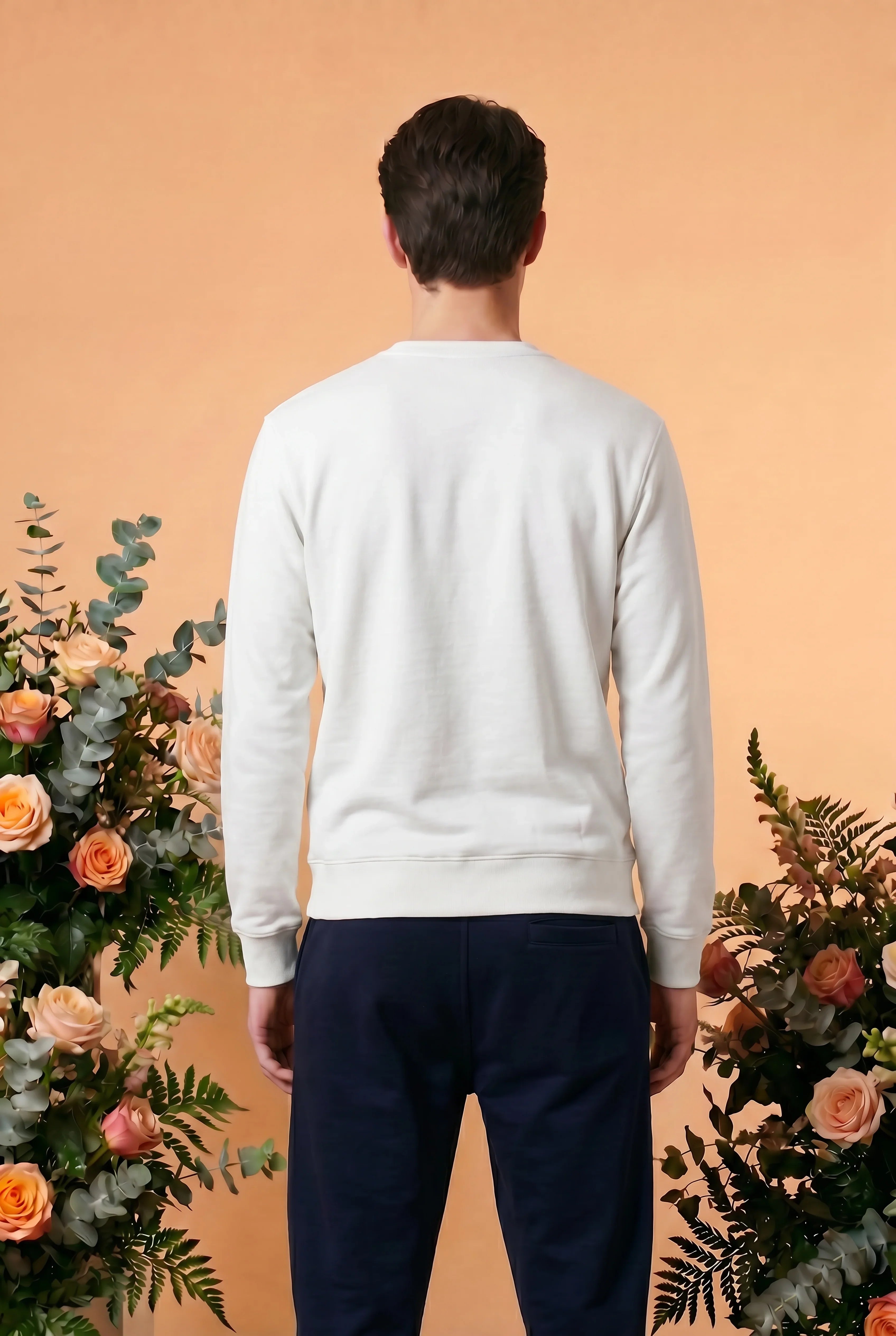 Geborduurd P Sweatshirt