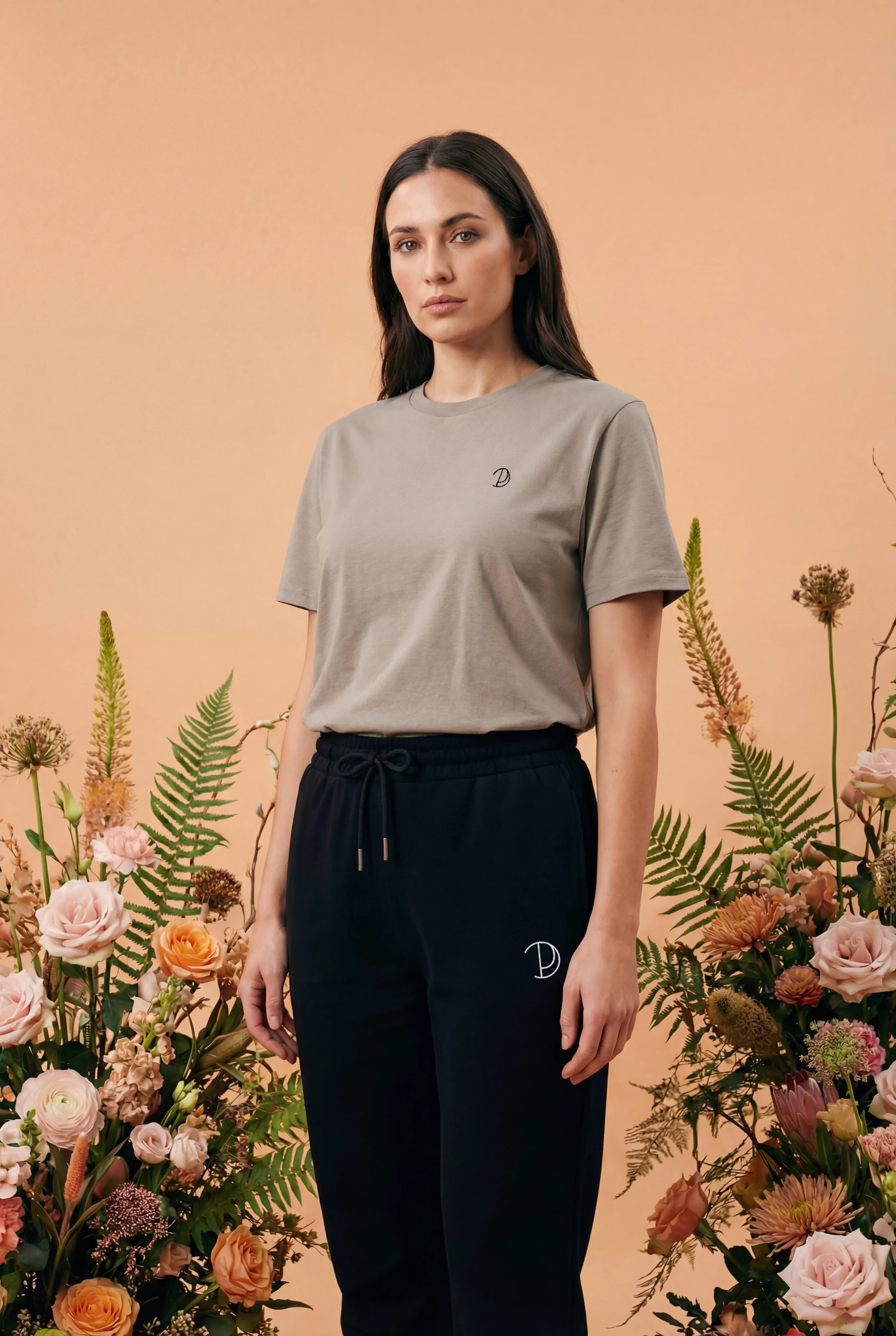 Broderet P-T-shirt