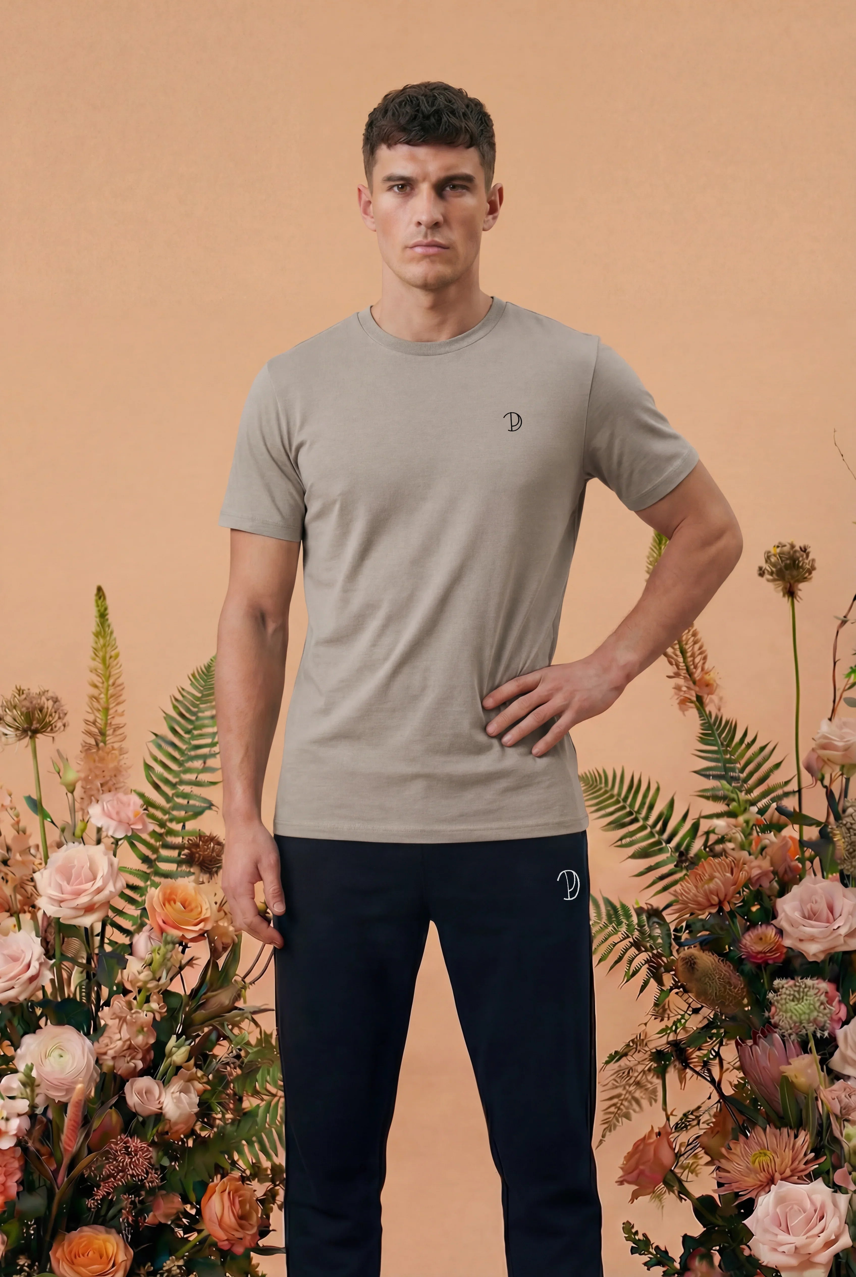 Broderet P-T-shirt