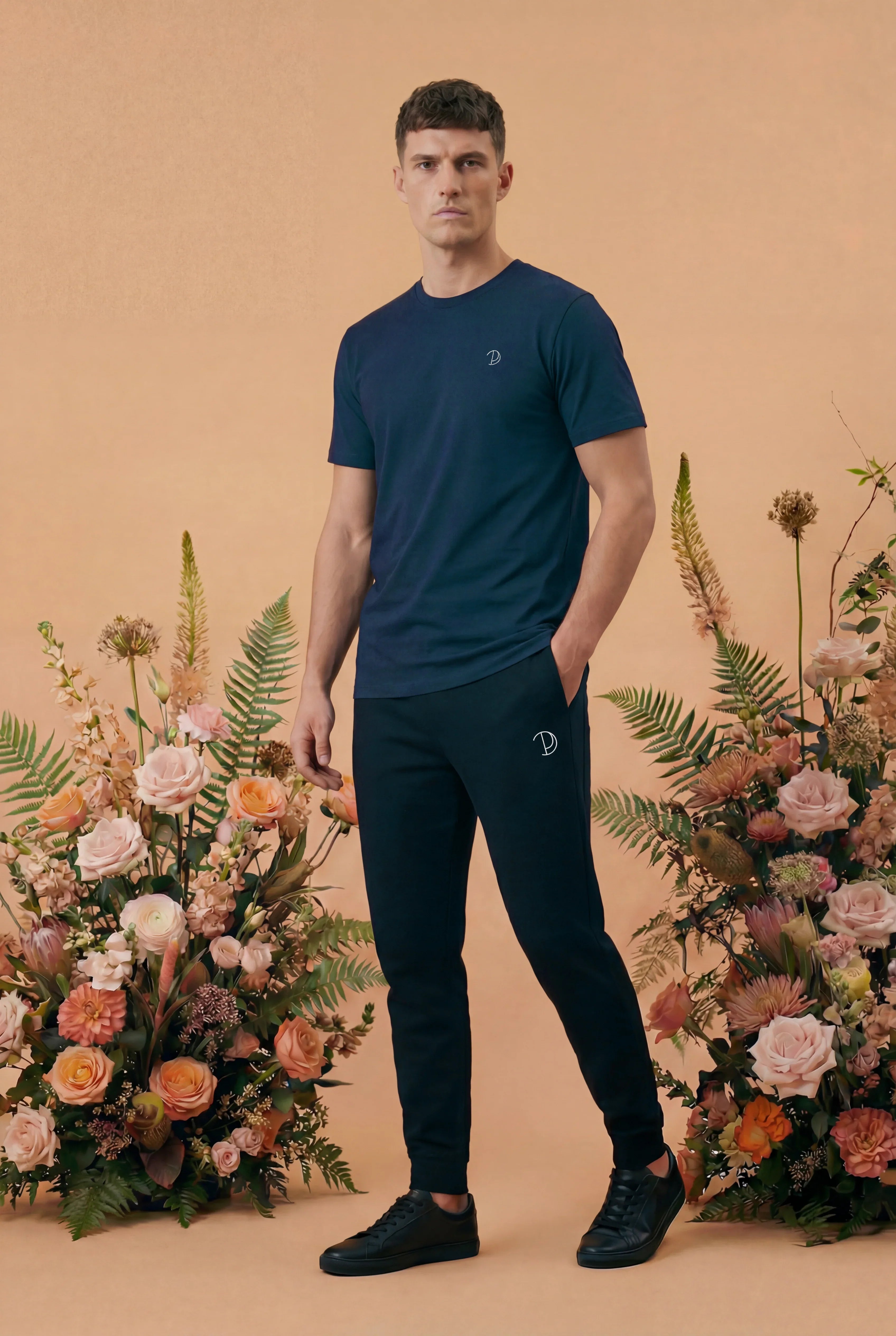 Broderet P-T-shirt