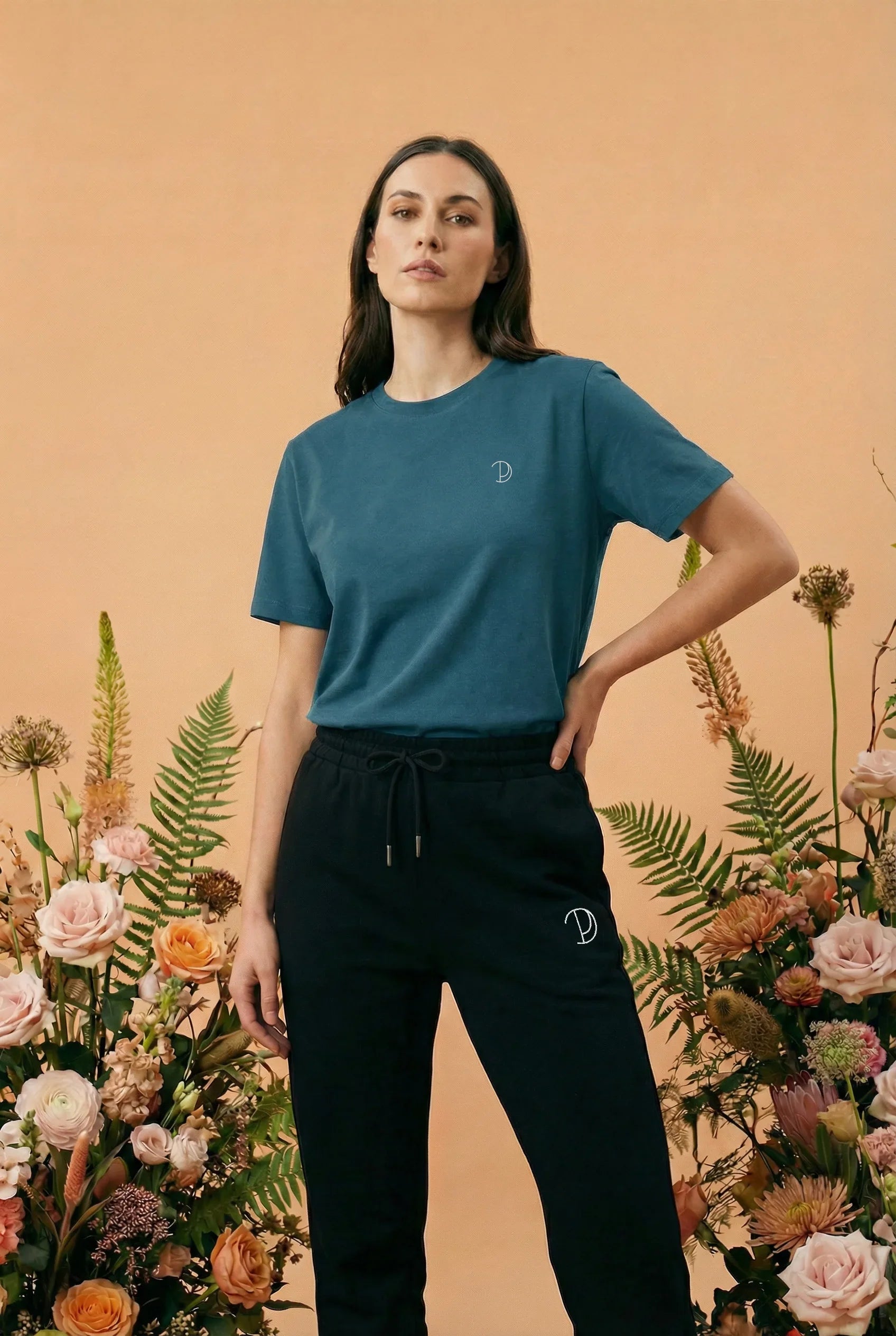 Embroidered P T-Shirt