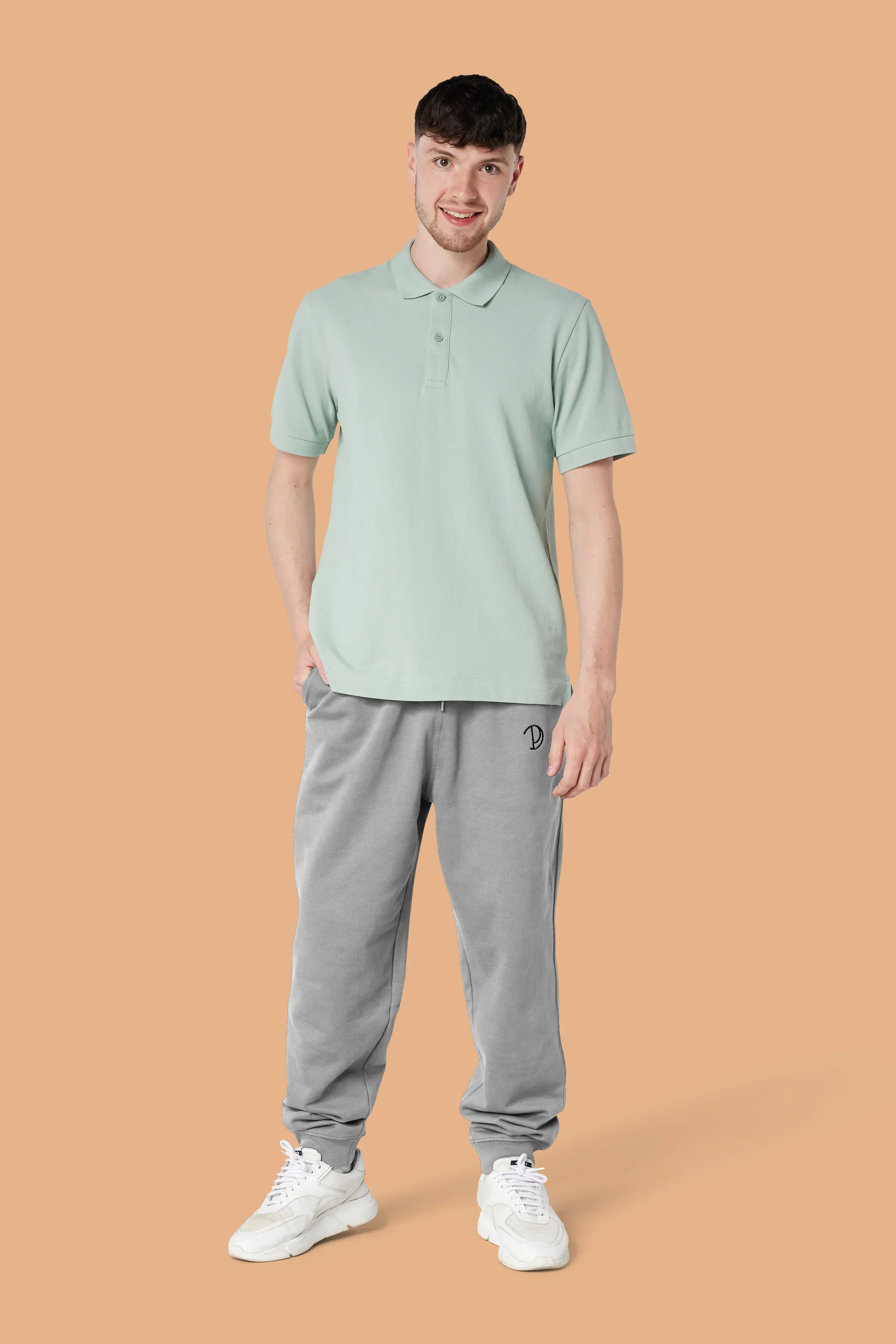 Embroidered P Joggers