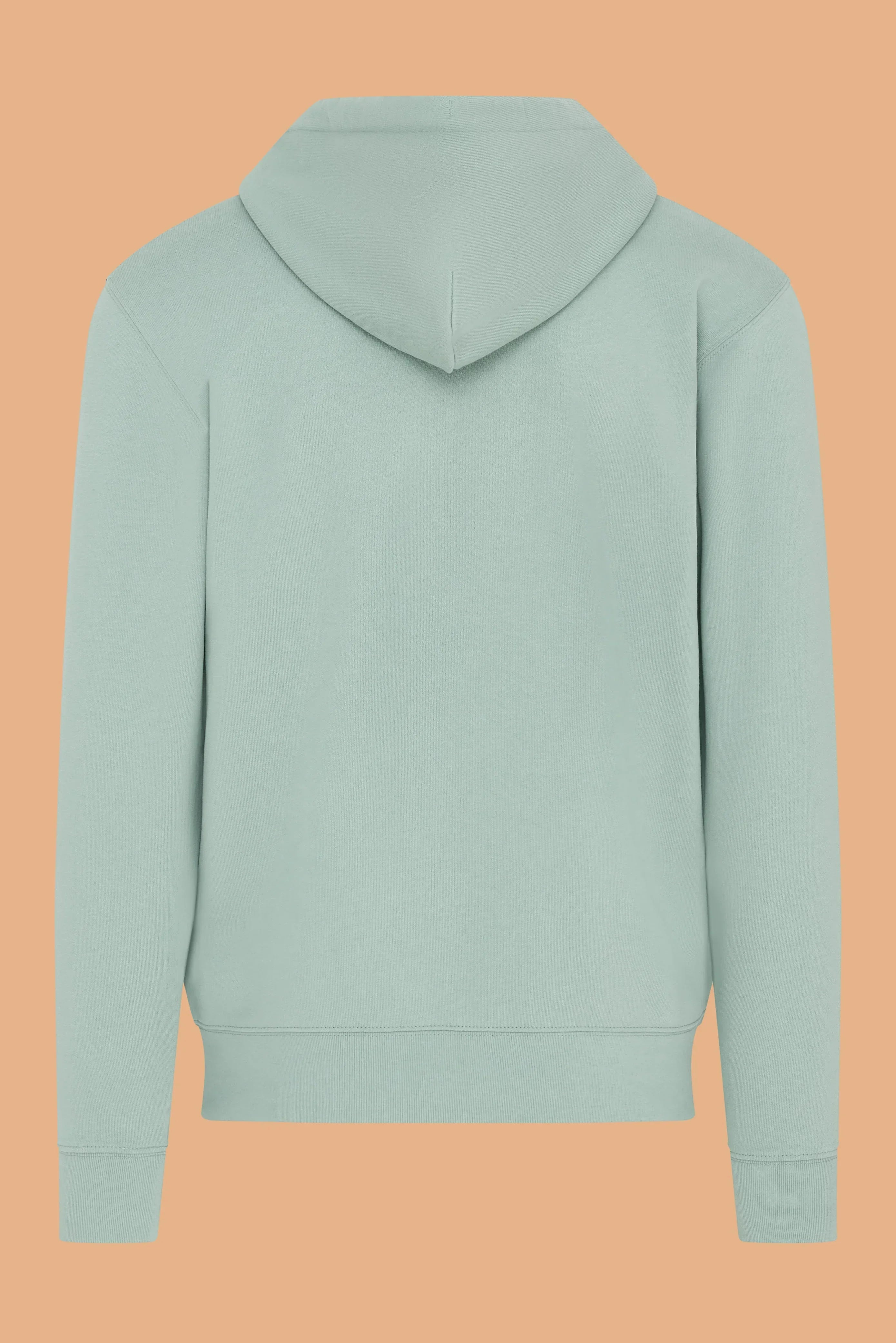 Embroidered P Zip-Up Hoodie